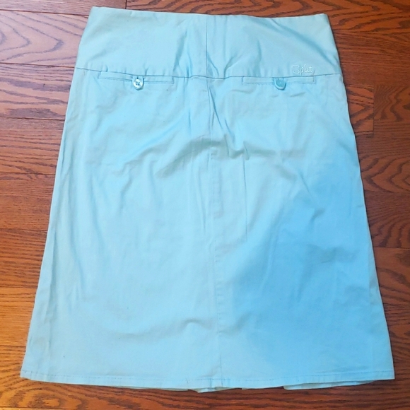 Vintage Baby Blue Pencil Skirt - Picture 2 of 8